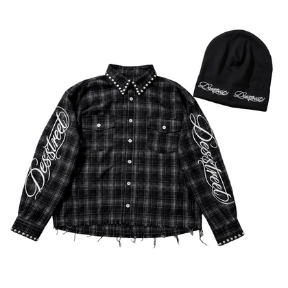 DES$TREET - „SIGNATURE“ BUNDLE - FLANNEL-SHIRT x „SIGNATURE“ SCULLY